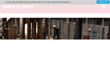 Tablet Screenshot of emilysfight.com
